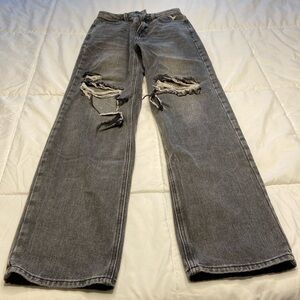 Pacsun 90's Boyfriend Black Ripped Jeans